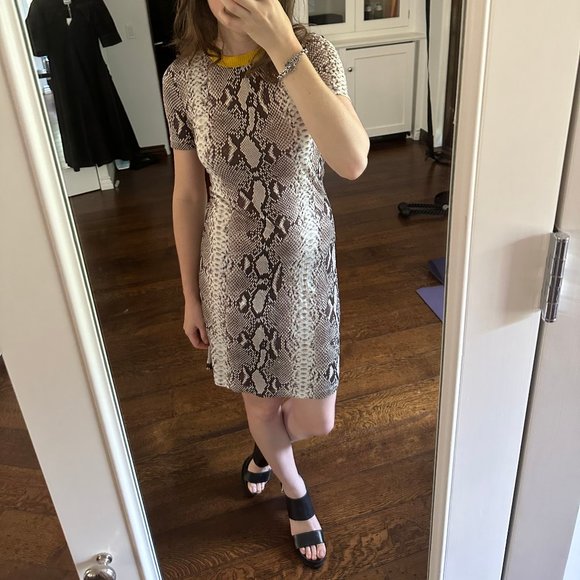 Carven snake print tshirt dress - Picture 2 of 6